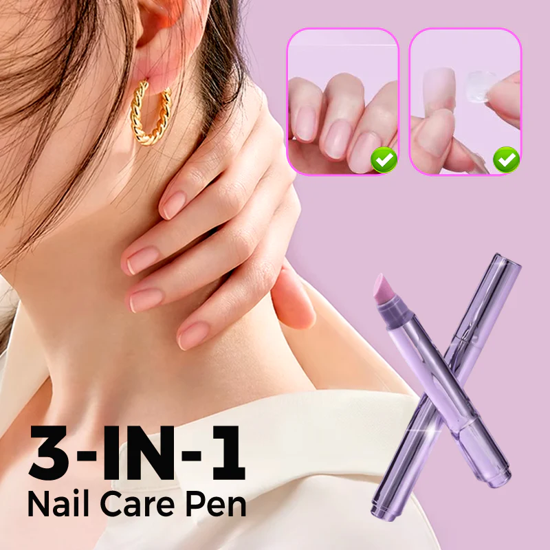 💜Réduction limitée à 50 %💜 2025 Nouveau stylo de soin des ongles 3 en 1 amélioré