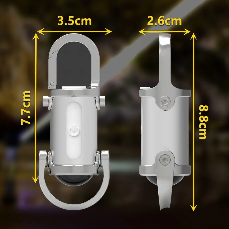 ✨✨💡Vente chaude 70% de réduction 🔥 1200lm super lumineux Mini porte - clés lampe de poche étanche - Image 9