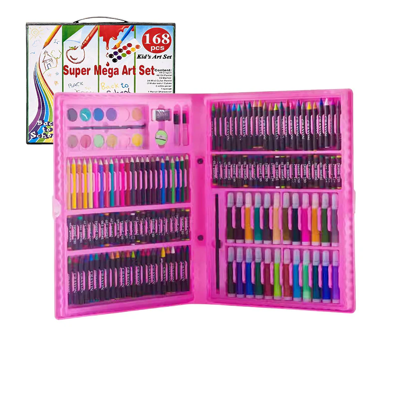 📢📢60% DE RÉDUCTION !!! ✨ Kit Artistique 6-en-1 Enfant - 208 Pièces, Chevalet Double Face, Matériaux Sûrs, Idéal pour Développer la Créativité 🎨✨ - Image 11
