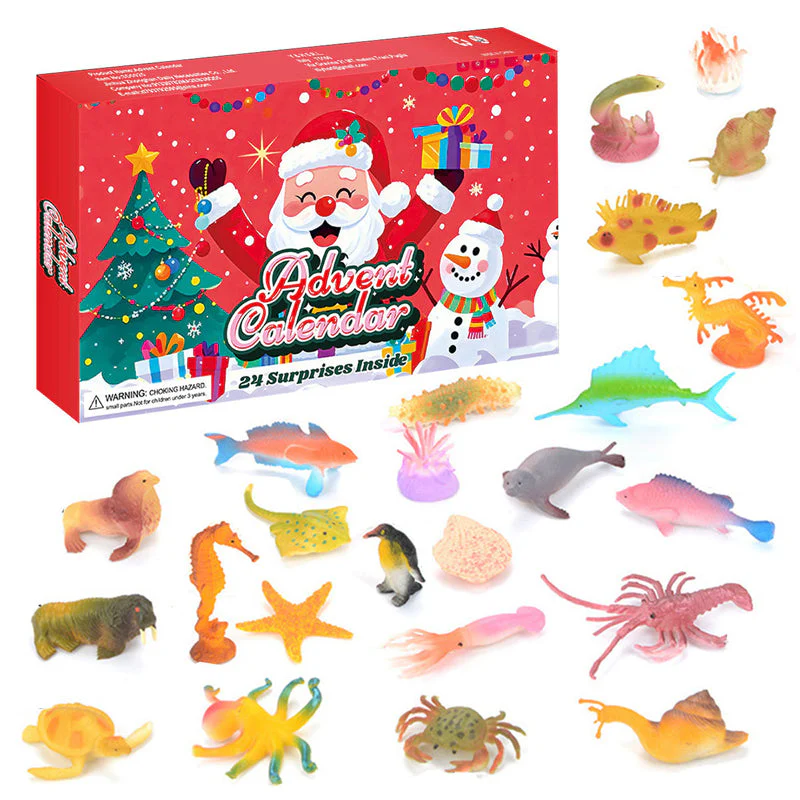 📢📢50% DE RÉDUCTION ! ❄️Calendrier de l'Avent de Noël pour enfants avec jouets surprises - Image 11