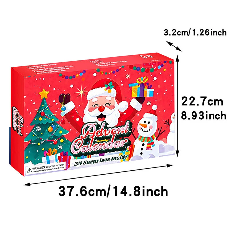 📢📢50% DE RÉDUCTION ! ❄️Calendrier de l'Avent de Noël pour enfants avec jouets surprises - Image 8