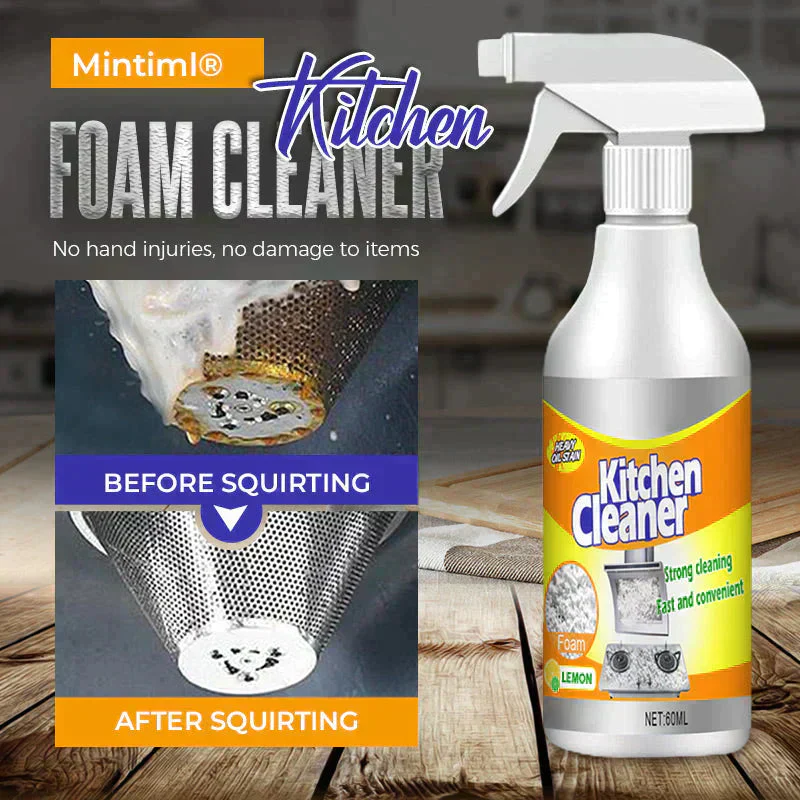 💥💥Achetez 1 obtenez 1 gratuit🔥2025 Hot Sale 🔥Mousse nettoyante multi-usages pour cuisine