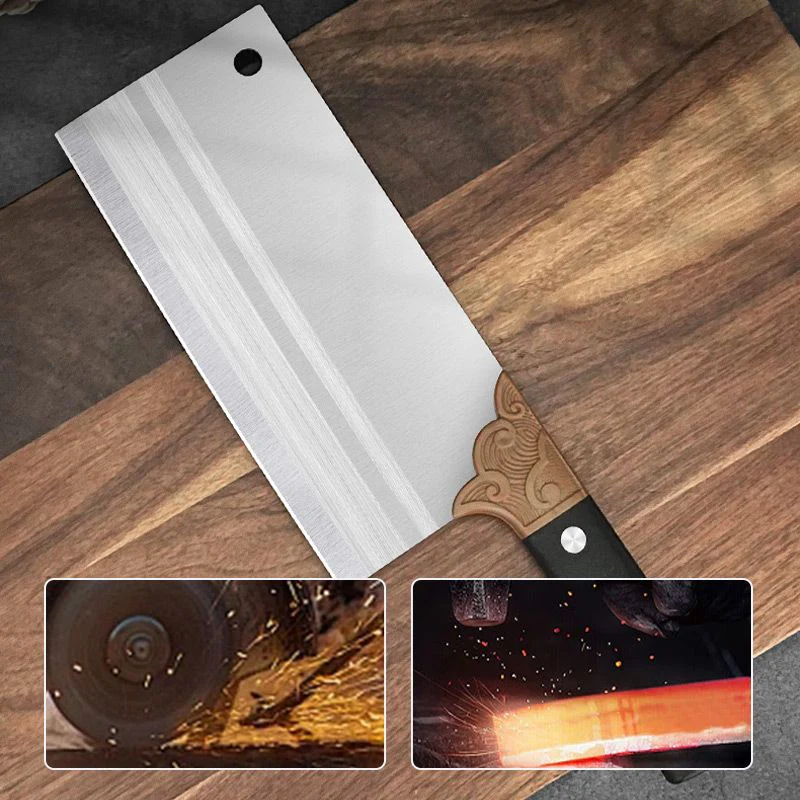 📢🔪🥬63% de réduction🍅Couteau de cuisine forgé en acier inoxydable haute résistance - Image 10