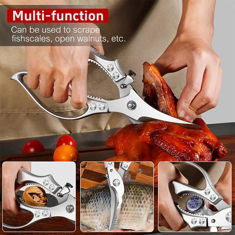 📢📢 Spécial limité en temps ⏰ Ciseaux de cuisine pour la nourriture ✂️ - Image 4