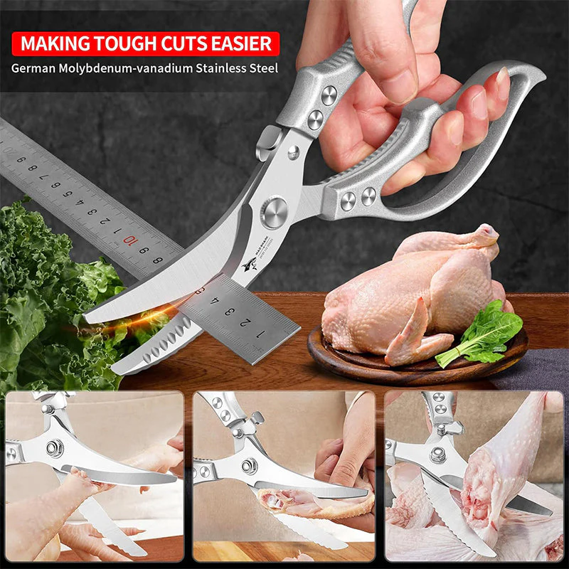 📢📢 Spécial limité en temps ⏰ Ciseaux de cuisine pour la nourriture ✂️ - Image 6