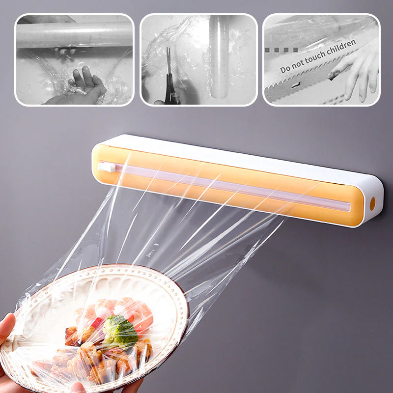 📢📢50 % de réduction !!!🎅Distributeur mural de film alimentaire pour cuisine - Image 5
