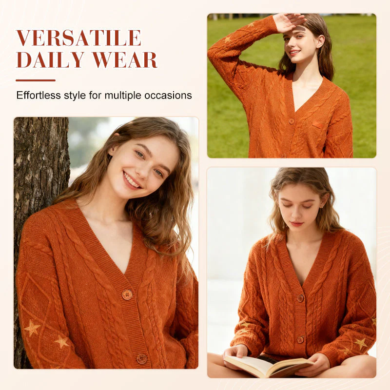 ăđ€SĂ©lectionđ€ăCardigan boutonnĂ© en tricot pour femmâ°Promo : -20% temporaiređ