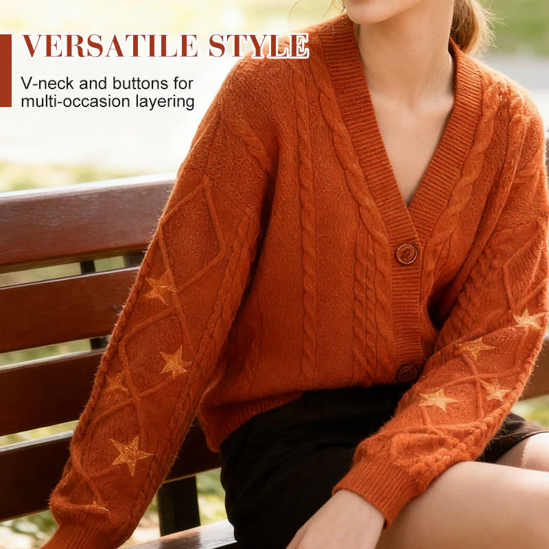 ăđ€SĂ©lectionđ€ăCardigan boutonnĂ© en tricot pour femmâ°Promo : -20% temporaiređ - Image 5