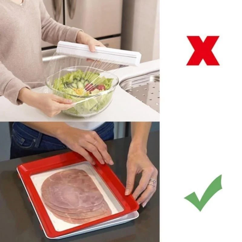 🌿 Conception écologique - plateaux de conservation des aliments réutilisables ( 🔥 Vente chaude achetez plus, obtenez plus! 🔥) - Image 7