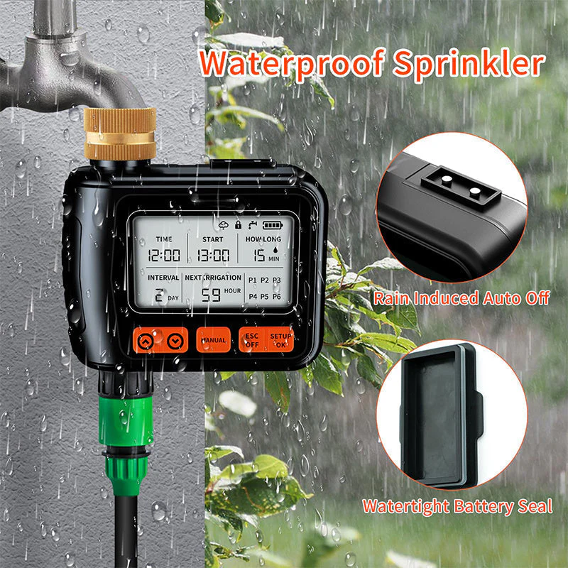 Large LCD Display Water Timer for Garden House - Image 3