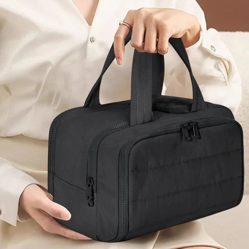 🎁🚀👜 50% de réduction ! ！！Trousse de toilette élégante — Compartiments astucieux pour maquillage & voyages 💄