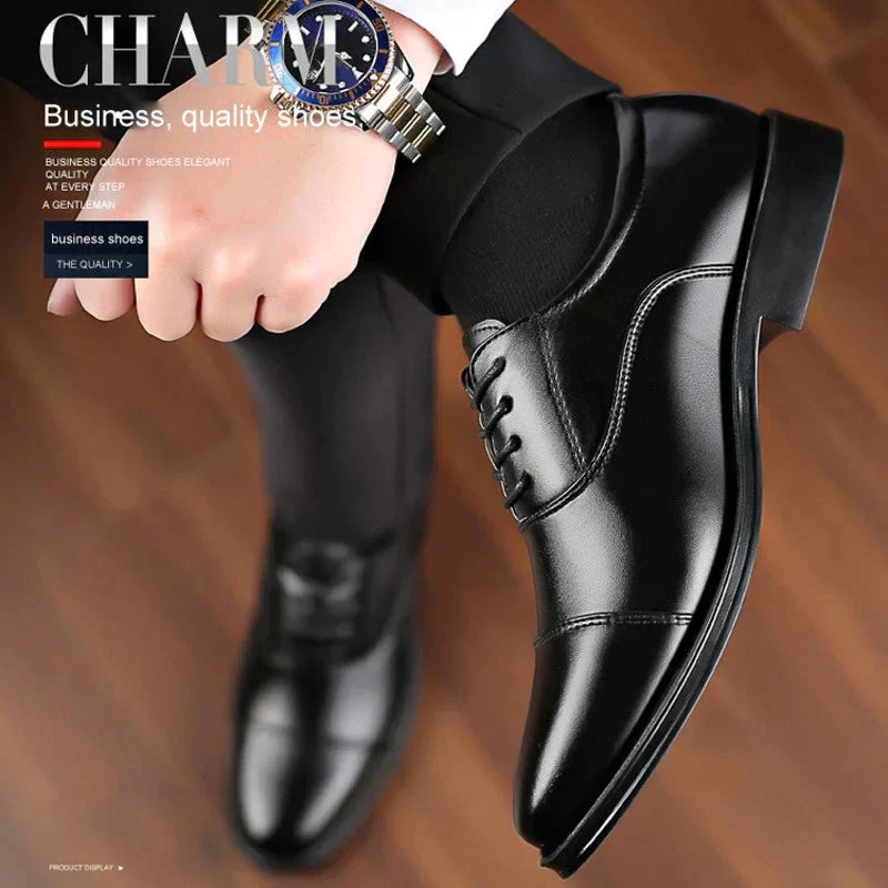 🔥 Vente chaude ! Chaussures Légères en Cuir pour Homme – Style Business Élégant, Semelle Antidérapante & Respirante – 50% de réduction ! 👞✨