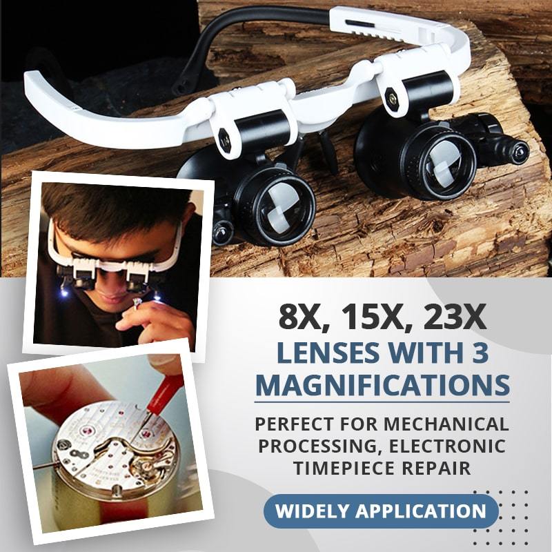 📢📢60% DE RÉDUCTION !!!✨Loupe de lunettes LED ( 8x 15x 23x ) - Image 7