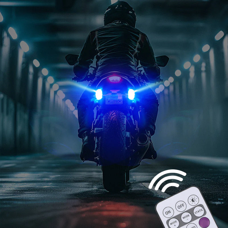 📢📢60% DE RÉDUCTION !!! ✨Lampe d'avertissement nocturne à télécommande LED pour voitures et motos - Image 3
