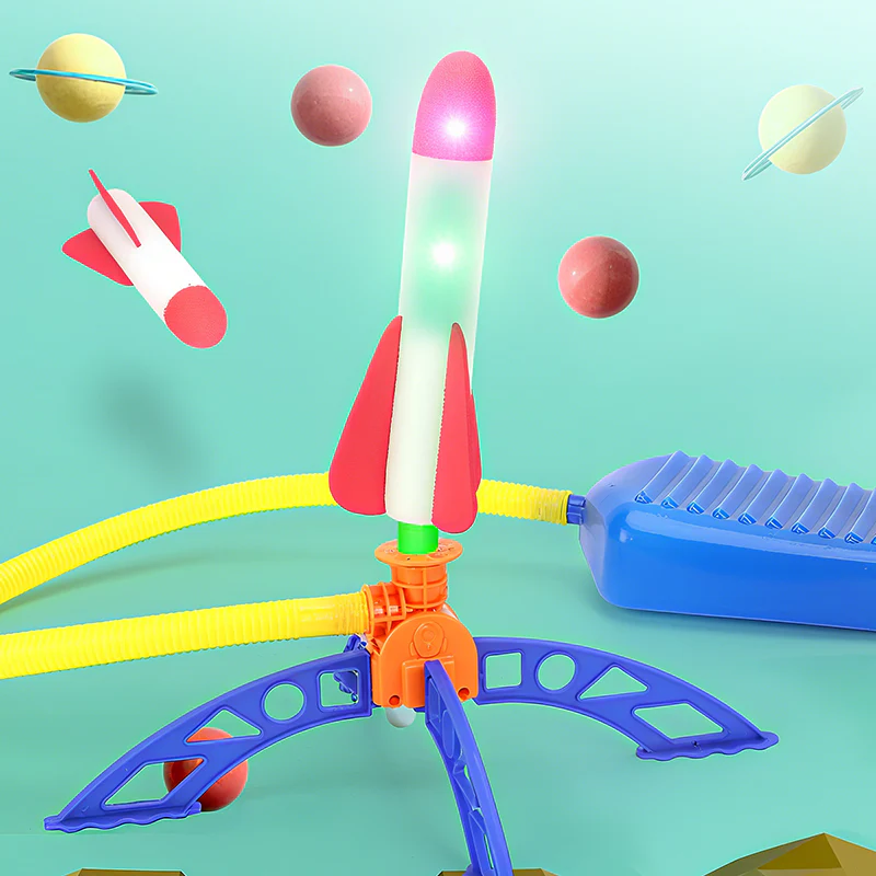 📢📢50 % de réduction !!!✨ Lance-Roquettes LED pour Enfants – Projectiles Mous, Effets Lumineux & Jeu d'Extérieur Sécurisé 🌟🧒 - Image 4