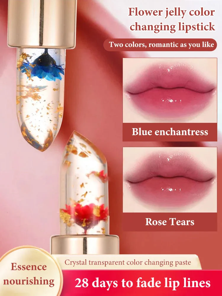 🔥Offre de réduction 🌸Rouge à lèvres changeant de couleur de fleur - Image 2