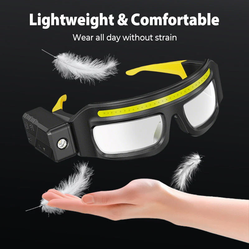 Lunettes LED Mains Libres - Éclairage Intégré Réglable, Léger et Confortable pour Bricolage/Réparations 🛠️📦 - Image 8