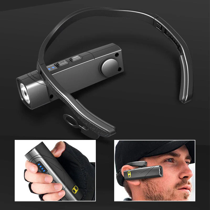 📢📢50 % de réduction !!!🎅Lampe frontale LED ultra-légère à porter sur l’oreille : 5 modes, détection gestuelle & batterie intelligente ! 💡🏃‍♂️ - Image 6