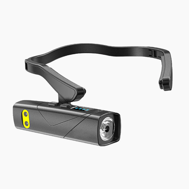 📢📢50 % de réduction !!!🎅Lampe frontale LED ultra-légère à porter sur l’oreille : 5 modes, détection gestuelle & batterie intelligente ! 💡🏃‍♂️ - Image 9