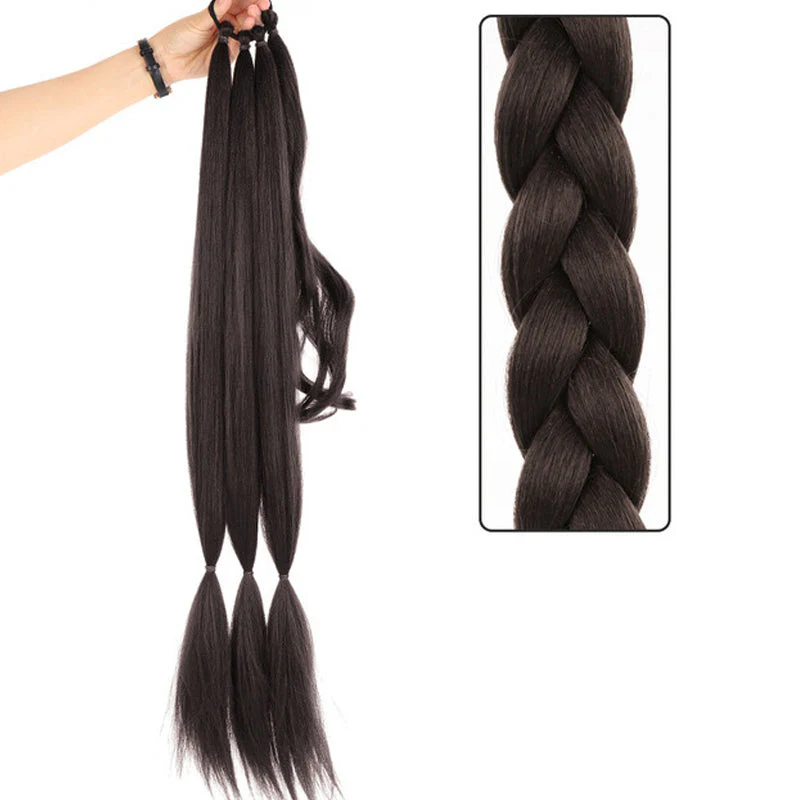 📢📢50 % de réduction !!!✨Extension légère pour queue de cheval longue tressée pour femmes - Image 11