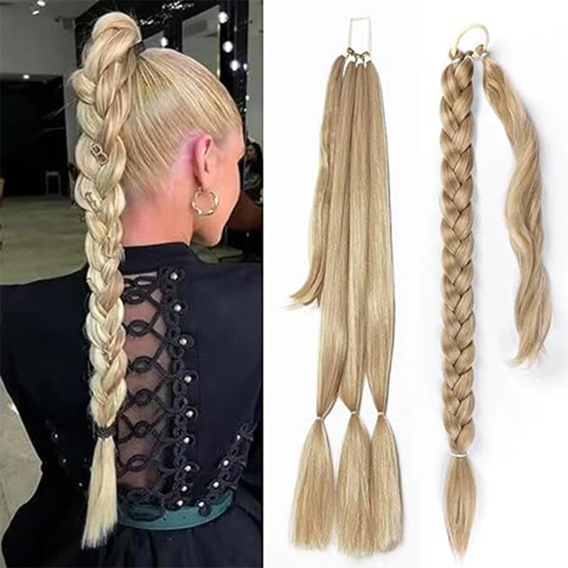 📢📢50 % de réduction !!!✨Extension légère pour queue de cheval longue tressée pour femmes - Image 2