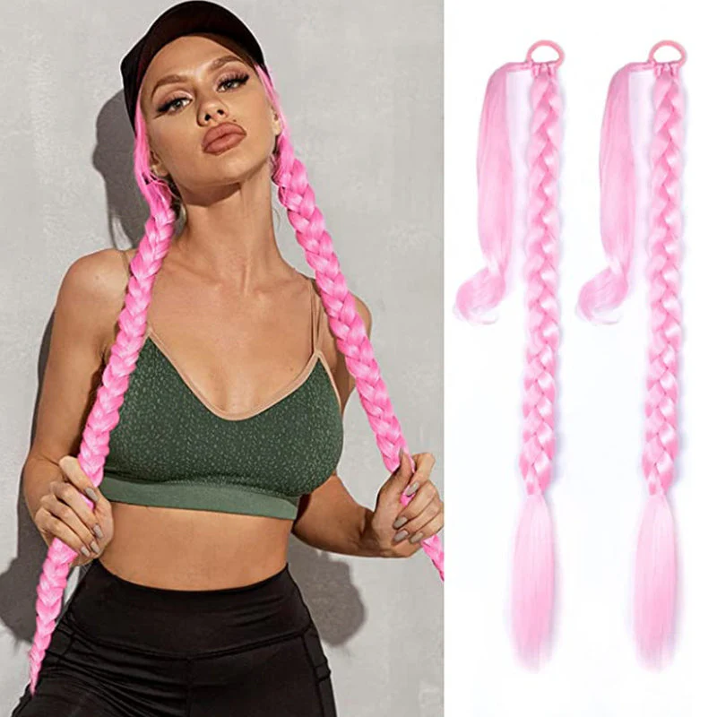 📢📢50 % de réduction !!!✨Extension légère pour queue de cheval longue tressée pour femmes - Image 4