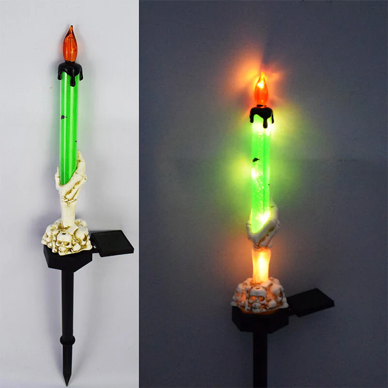 Meilleur cadeau-Lampe de sol extérieure à bougie en forme de main de fantôme d'Halloween - Image 5