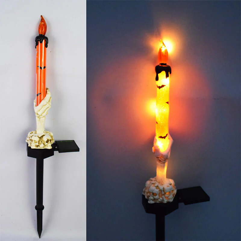 Meilleur cadeau-Lampe de sol extérieure à bougie en forme de main de fantôme d'Halloween - Image 6