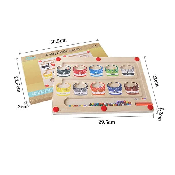 📢📢 50% DE RÉDUCTION ! ✨ Labyrinthe magnétique de couleurs et de chiffres - Image 11