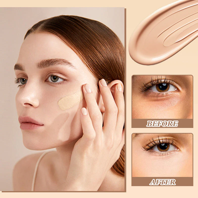 🌸🌸👧Crème légère de longue durée Foundation Concealer - Image 2