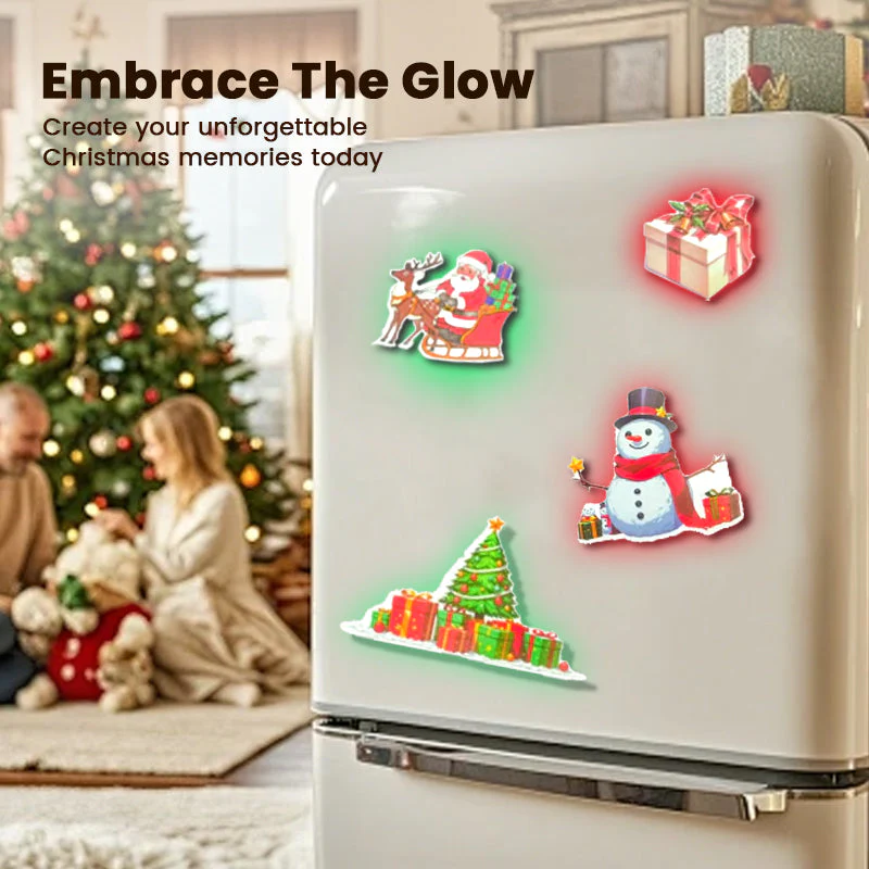 📢📢50 % de réduction!!✨Ensemble d'autocollants muraux lumineux pour Noël - Image 4
