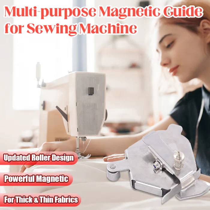 🧲✨ Guide magnétique polyvalent 2025 — Cousez droit comme un pro ! Compatible toutes machines à coudre 🧵🔥