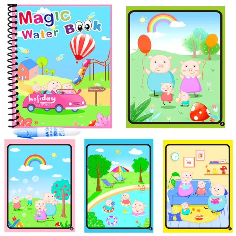 🌹Achetez 1, obtenez 1 gratuit🔥Promotion d'été 🎁✨️Livre magique sur l'eau📚️🎨🧠 - Image 7