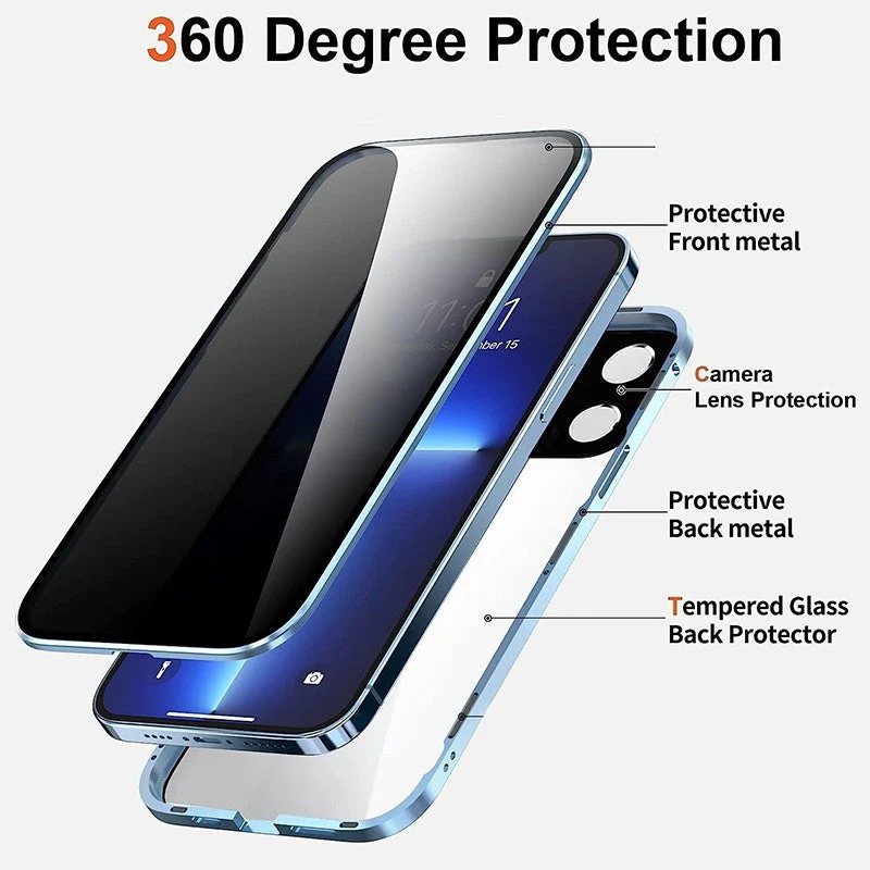 📢📢50 %  DE RÉDUCTION !! ⏰Étui magnétique pour téléphone couvrant tout le boîtier