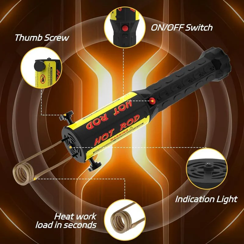 📢📢66% DE RÉDUCTION ! ✨Kit de chauffage par induction magnétique - Outil de démontage de boulons par chauffage par induction 1100 W - Image 5