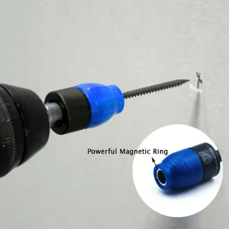 🔧🧲 Ensemble de tête de tournevis magnétique à changement rapide perceuse à changement rapide - Image 2