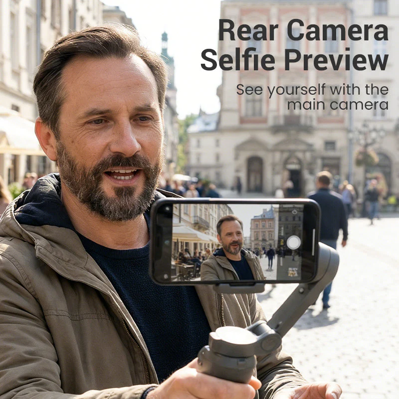 Écran magnétique pour selfie pour caméra arrière de téléphone - Image 3