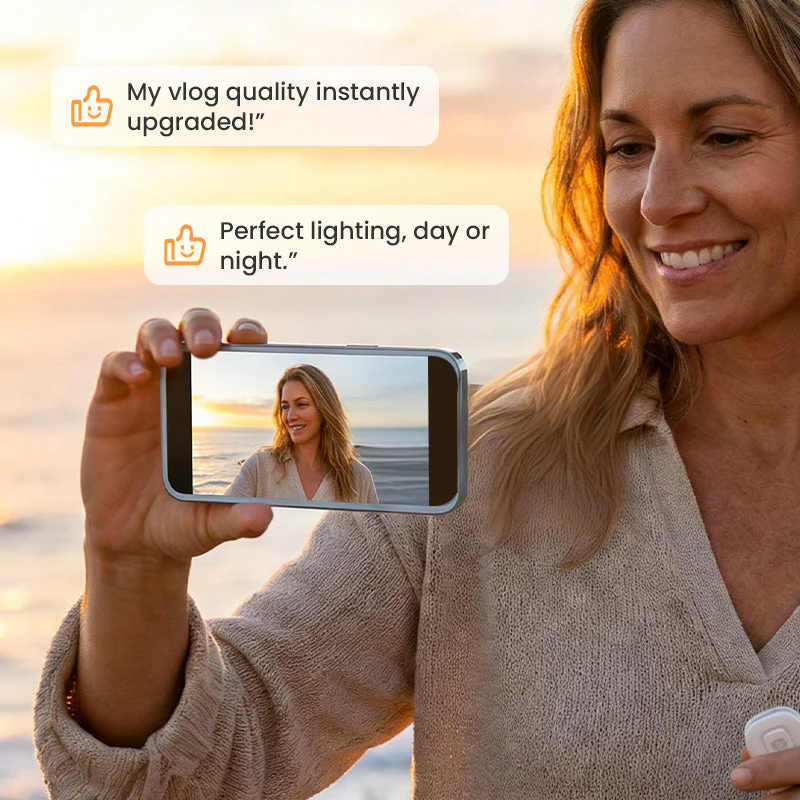 Écran magnétique pour selfie pour caméra arrière de téléphone - Image 8