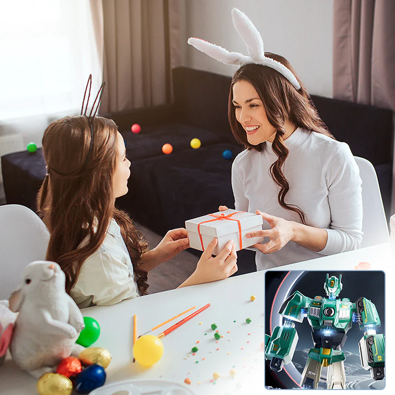 📢📢 50% DE RÉDUCTION ! ✨Voiture et robot transformables magnétiques 9 en 1 - Image 8