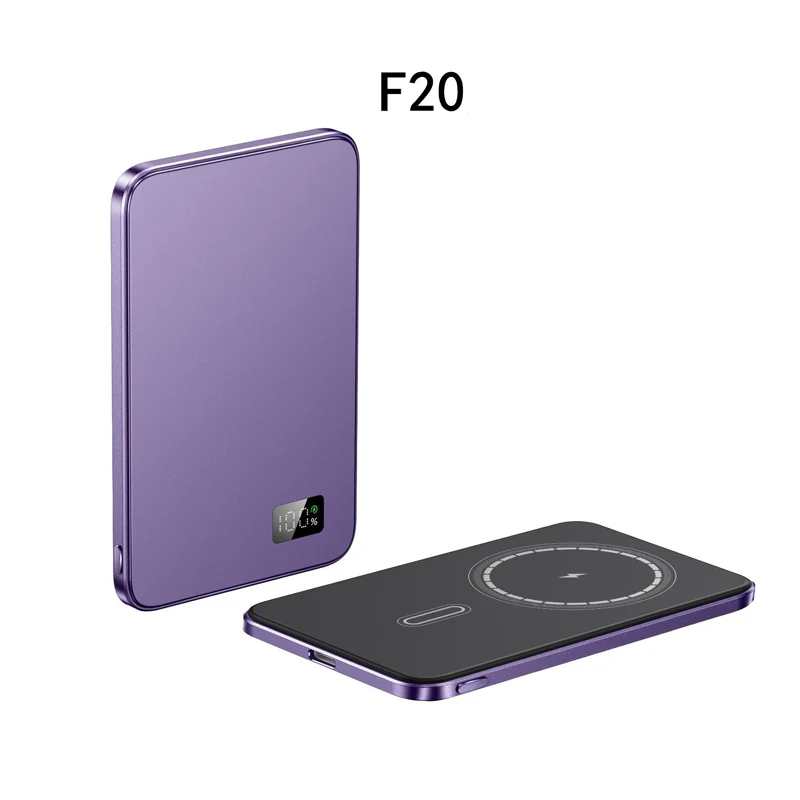 Chargeur sans fil portable magnétique avec écran LED - Image 11