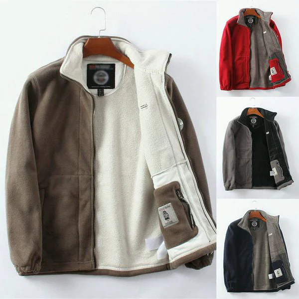 📢70% de réduction！！！📍🎁Veste chaude rembourrée double couche unisexe