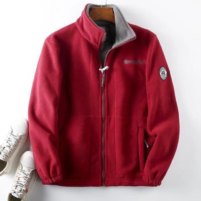 📢70% de réduction！！！📍🎁Veste chaude rembourrée double couche unisexe - Image 14