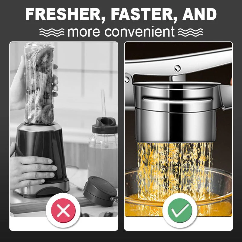 📢📢50 % de réduction !! ⏰Presse multifonctionnel en acier inoxydable AEX pour pommes de terre, jus et aliments - Image 10