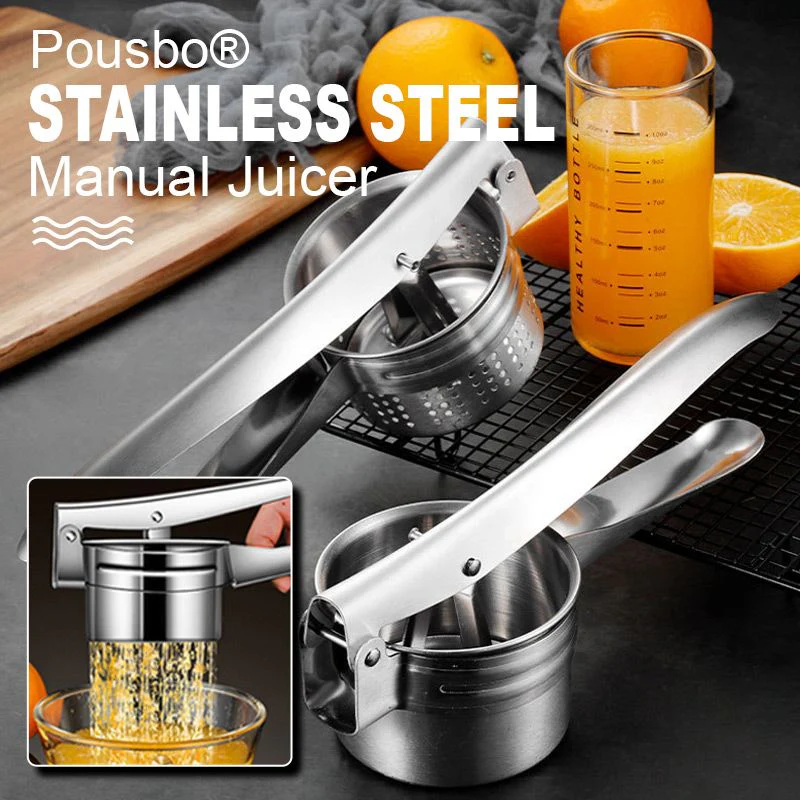 📢📢50 % de réduction !! ⏰Presse multifonctionnel en acier inoxydable AEX pour pommes de terre, jus et aliments - Image 2