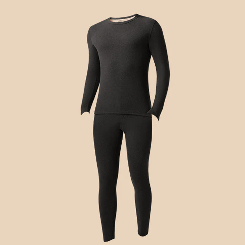 📢📢60% DE RÉDUCTION ! ✨Ensemble thermique doublé en peluche pour homme - Image 10