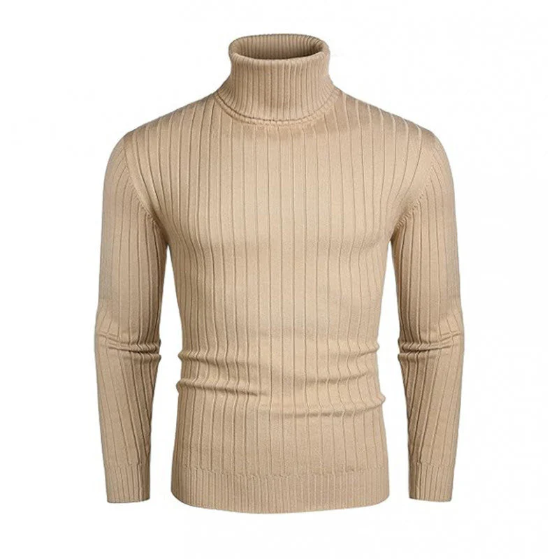 📢📢55% de réduction !! ⏰Pull à col roulé côtelé pour homme - Image 16