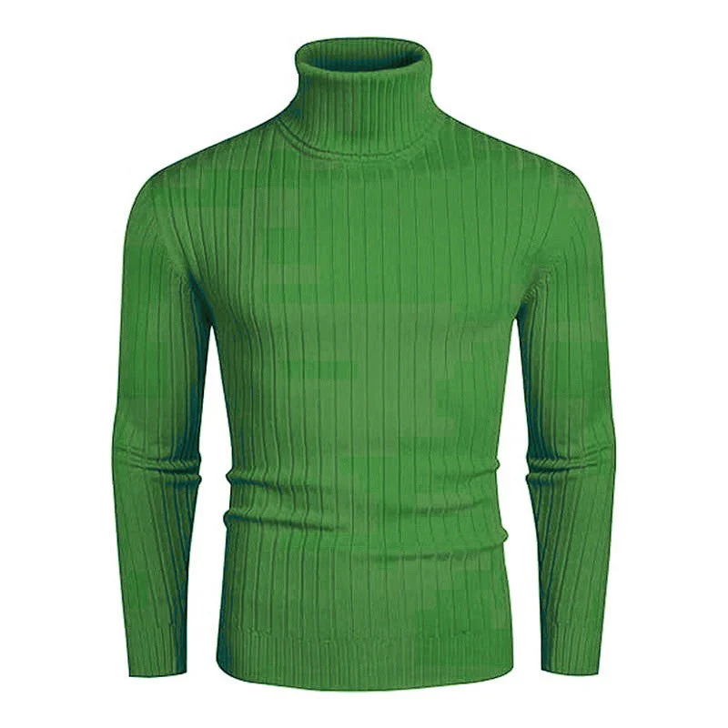 📢📢55% de réduction !! ⏰Pull à col roulé côtelé pour homme - Image 17