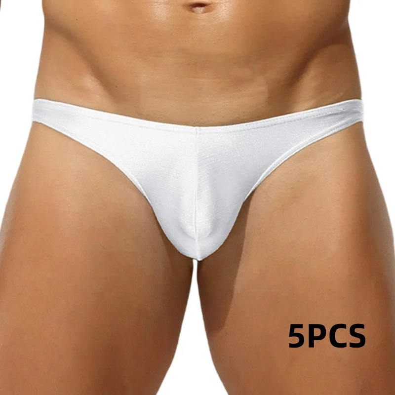 Sous-vêtements sexy pour hommes, doux et respirants, avec poche avant profilée - Image 14
