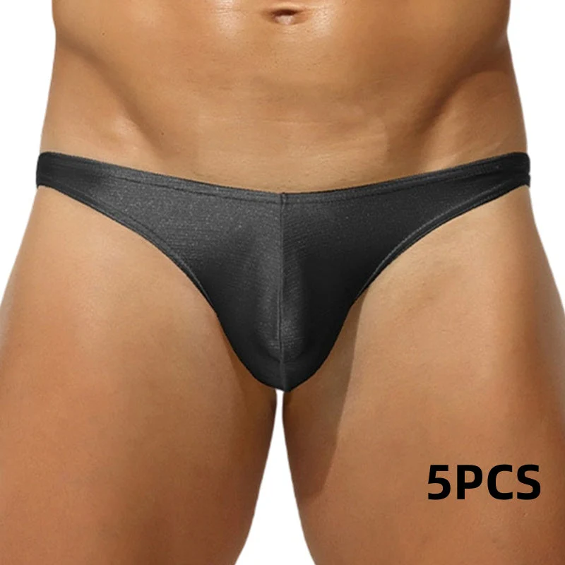 Sous-vêtements sexy pour hommes, doux et respirants, avec poche avant profilée - Image 16