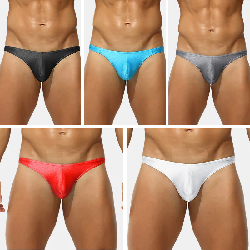 Sous-vêtements sexy pour hommes, doux et respirants, avec poche avant profilée - Image 19